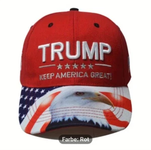 Trump Baseball Cap 3D Stickerei Mütze verstellbar Keep America ideal für Männer - Bild 1 von 3