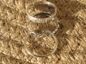 NEW SILPADA STERLING SILVER R3357 Carved Stacking 3 Rings .925 SIZE 7 NIB R33577 - Picture 1 of 17
