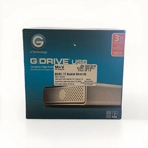 G-Technology G-Drive 3TB USB 3.0 0G03590 External Hard Drive. No Power Supply - Picture 1 of 4