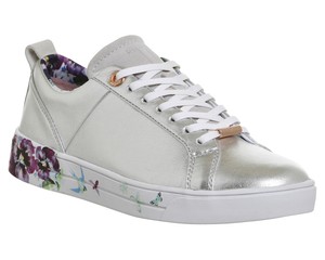 ted baker white floral trainers
