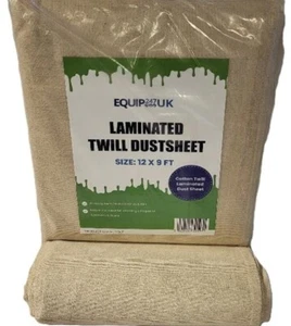 3 x Cotton Dust Sheet Large - Professional Quality for Painters and Decorator - Picture 1 of 6