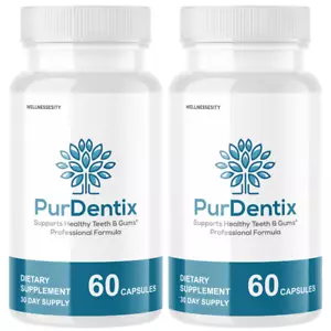 Purdentix Oral Probiotic Support Healthy Teeth and Gums Pur Dentix - 2 Bottles - Picture 1 of 3