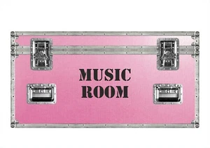 Music /Bedroom - Boys or Girls - Music Hard case - wall Sticker Decal - Picture 1 of 3