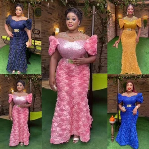 African Women Evening Kaftan Long Robes Bodycon Party Dresses Gown Bodycon Gown - Picture 1 of 46