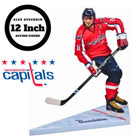 Mcfarlane NHL Alex Ovechkin Washington Capitals Red Jersey 12" Inch Figure Cover