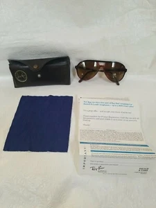 Vintage B&L Ray Ban Bausch & Lomb B15 Brown Traditionals Style A & Case - Picture 1 of 12
