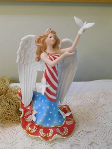 Lenox Porcelain Angel God Bless America Figurine Handcrafted Limited Edition - Bild 1 von 12