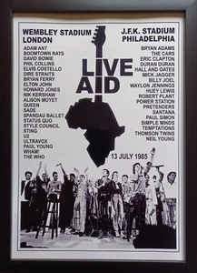 Live Aid 1985 Wembley Stadium & Philadelphia - souvenir print - Bild 1 von 5
