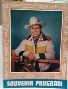 GENE AUTRY - ORIGINAL 1949 SOUVENIR PROGRAM - VG CONDITION - Picture 1 of 1