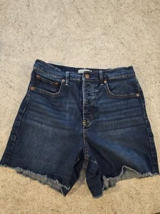 Jessica Simpson Women's Blue Denim Shorts Size 8 - Picture 1 of 11