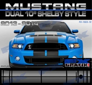 2013 - 2014 Ford Mustang Shelby Lemans Roush Style Rally Stripes Dealer Quality - Picture 1 of 11