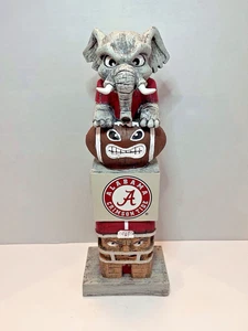 Alabama Crimson Tide Tiki Totempfahl Garten Statue NCAA Football - Bild 1 von 6