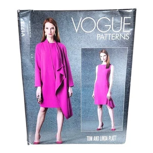 NUEVO Vestido y chaqueta Vogue V1773 Tom & Linda Platt patrón de costura sin cortar talla 8-16 - Imagen 1 de 1