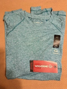 New Men's L Wolverine Long Sleeve UPF 50 Shirt. - Picture 1 of 3
