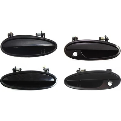 Nuevo Juego de 4 Manijas de Puerta Delanteras y Traseras Lado del Pasajero Del Conductor Negro Suave Chevy Foto 1 de 4