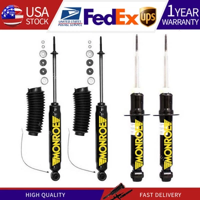 Amortiguadores delanteros traseros Monroe puntales para Mitsubishi Montero 2003 2002 2001 Foto 1 de 4