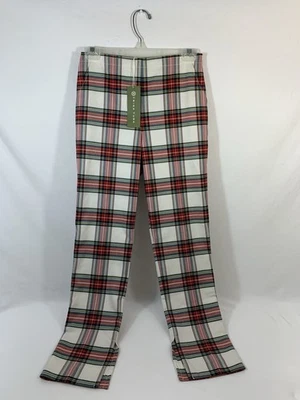 Nuevo con etiquetas $268 Pantalón Trina Turk Pop Pantalones de Vacaciones a Cuadros Talla 0 Foto 1 de 4