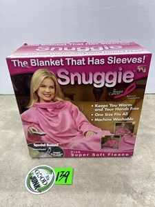 Barbie PINK SNUGGIE Original Blanket + Sleeves fleece Adult 1Size Booklight NEW* - Picture 1 of 6