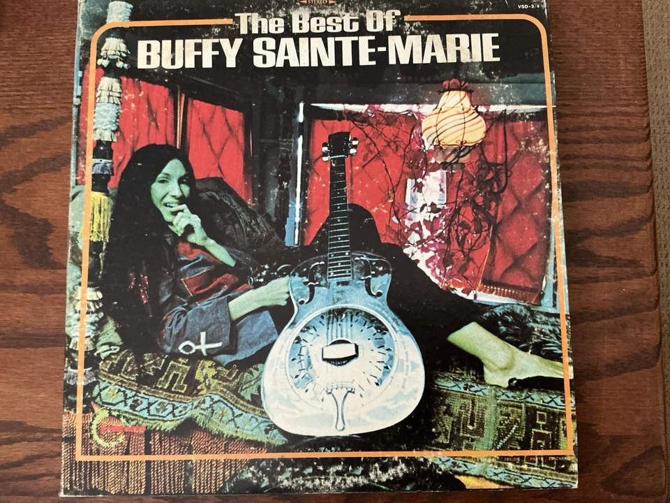 Best of Buffy Sainte-Marie 2 LP Set Vanguard VSD-3/4 Gatefold 1970s Vintage Foto 1 de 3