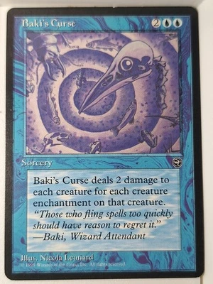 Baki's Curse - Homelands - Magic the Gathering MTG Nice! - Image 1 of 3