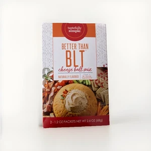 Tastefully Simple Better Than BLT Savory Cheese Ball or Dip Mix Gluten Free - Picture 1 of 5