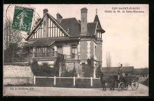 CPA Cuy-Saint-Fiacre, Chalet de M. de Saint-Marceaux - Picture 1 of 2