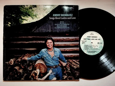 Johnny Rodriguez - Songs About Ladies and Love LP Record 1974 Mercury Country - Image 1 of 2