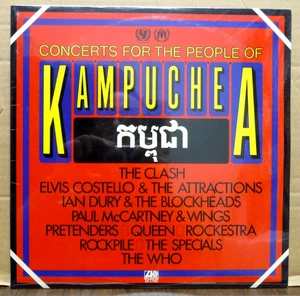 Concerts For The People Of Kampuchea 1981 1st 2-LP SEALED Who, McCartney, Clash - Picture 1 of 2