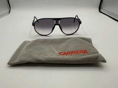 70-80s VTG Carrera Porsche sunglasses #5507 90 EP Black C-Vision 400 + Bag Used - Image 1 of 4