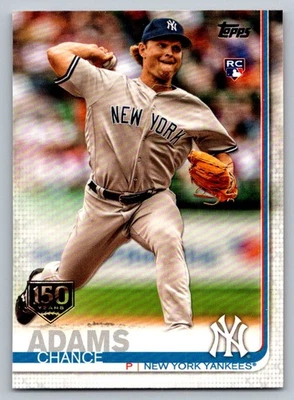 2019 Topps 150 Years Stamp  Chance Adams 98 - Image 1 of 2