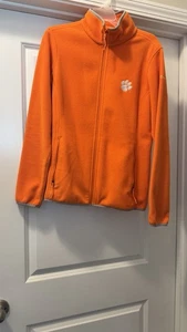 Chaqueta polar Clemson Tigers naranja Columbia grande - Imagen 1 de 8