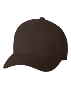 🔥 Flexfit Mens Wool-Blend Cap Hat six-panel, mid-profile 2 Sizes 6477 - Picture 1 of 28