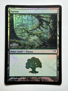 Forest () Champions of Kamigawa 306 Foil MTG Card LP-NM - Picture 1 of 2
