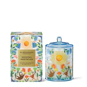 Mocktail Meditation - Salted Cucamelon & Starfruit - 380g Soy Candle Glasshouse - Picture 1 of 3