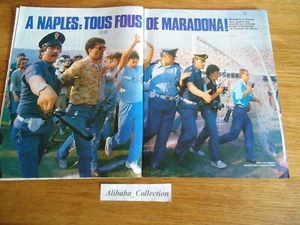 REVUE ONZE 104 FOOTBALL FOOT 1984 MARADONA NAPLES BORDEAUX CHALANA PLATINI - Picture 1 of 2
