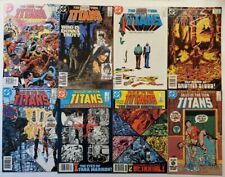 Lot of 8 New Teen Titans #37-43,45 DC 1981 Series Canadian Price Variant X7 DEAL