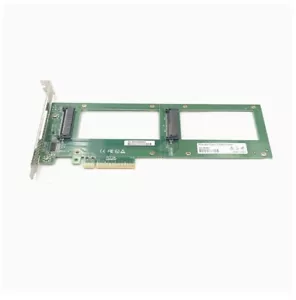 Dual port U.2expansion card PCIe 4.0 x8to two NVMe SSD solid-state adapter cards - Picture 1 of 5