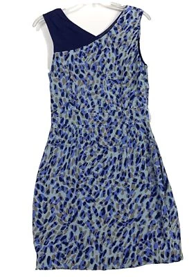 Vestido Matthew Williamson Mujer 8 Mini Sin Mangas Azul Impulso Macys Fiesta Foto 1 de 4