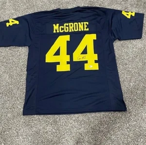 Cam McGrone Signed Autographed Michigan Wolverines Jersey With Beckett COA - Picture 1 of 1