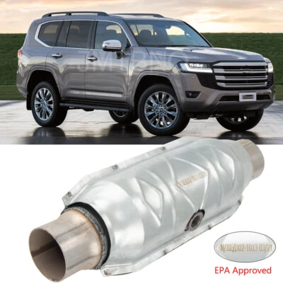 For Toyota Land Cruiser 2.5" Inlet/Outlet Catalytic Converter w/ Heat Shield EPA - Image 1 of 4