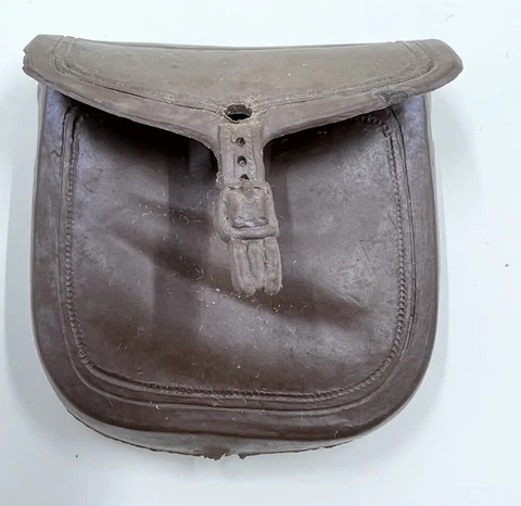 Vintage 1960’s Marx Johnny West Horse Black Saddle Bag Replacement Part Cover