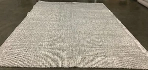 IVORY / BLACK 10'-0" x 14'-0" Stained Rug, Reduced Price 1172671633 ABT470Z-10 - Picture 1 of 4