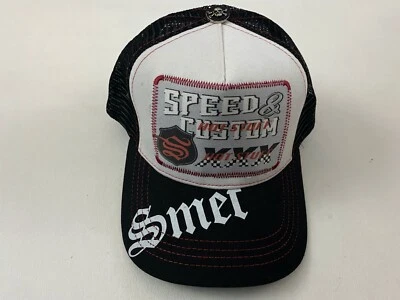 Vintage SMET by Christian  Audigier Adjustable Trucker Hat  Black One Size - Image 1 of 4