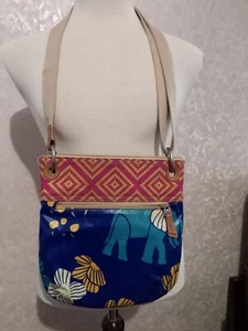 Fossil Womens Multi Color Elephant Crossbody Bag - Picture 1 of 8
