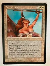 Serra Angel Oversized 6X9 Promo Douglas Shuler MTG Lightly Played to Moderately.