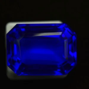 Natural Rare Lustrous 108.55 Ct Blue Tanzanite Cut Loose Gemstone GIE Certified - Picture 1 of 6