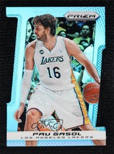 2013-14 Panini Prizm Light Blue Prizm Die-Cut /199 Pau Gasol #43 HOF