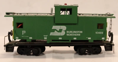 Vintage HO Athearn Burlington Northern Wide Vision Caboose BN #10469 - Upgrades - Image 1 of 4