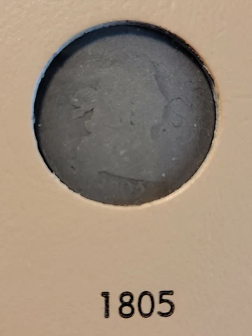 1805 Draped Bust Silver Dime Very Rare in any grade Cover