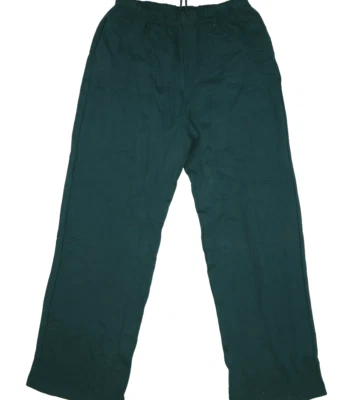 Pantalones deportivos rectos vintage de cintura extra alta azul marino antiguo verde azulado para mujer L altos Foto 1 de 4